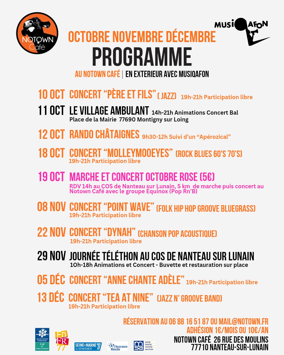 programme notown